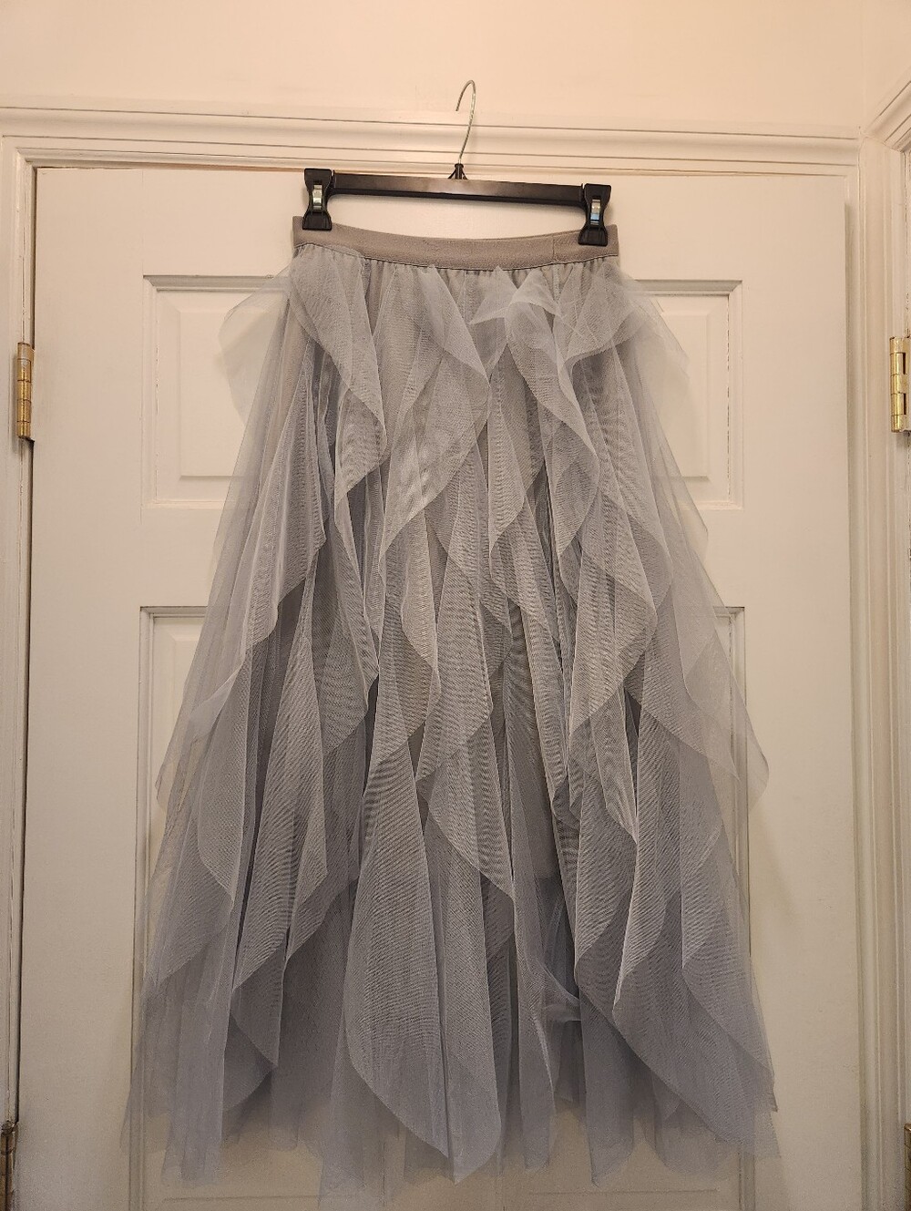 Blue Tulle Carrie Bradshaw Kawaii Pastel Goth Midi Skirt S/M